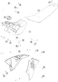 Tank, Seat, Cover