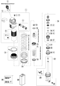 Shock Absorber Disassembled