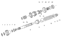 Primary Gear Shaft