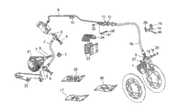 Front Lh/Rear Brake System