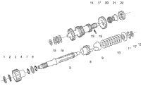 Primary Gear Shaft