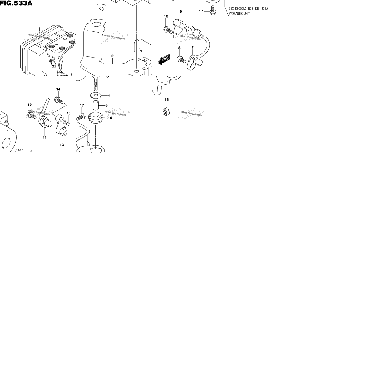Hydraulic Unit (Gsx-S1000al7 E03)