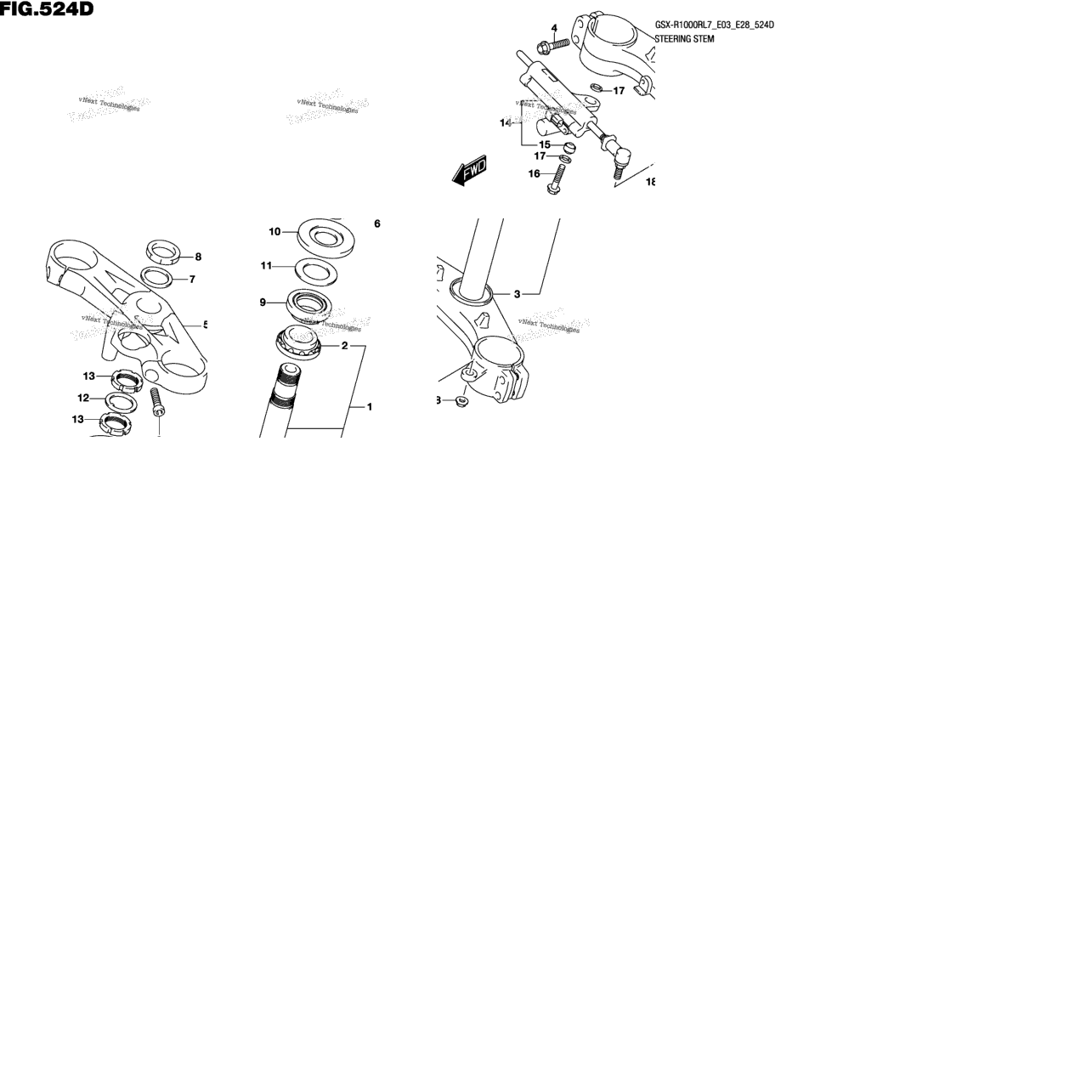 Steering Stem (Gsx-R1000rzl7 E03)