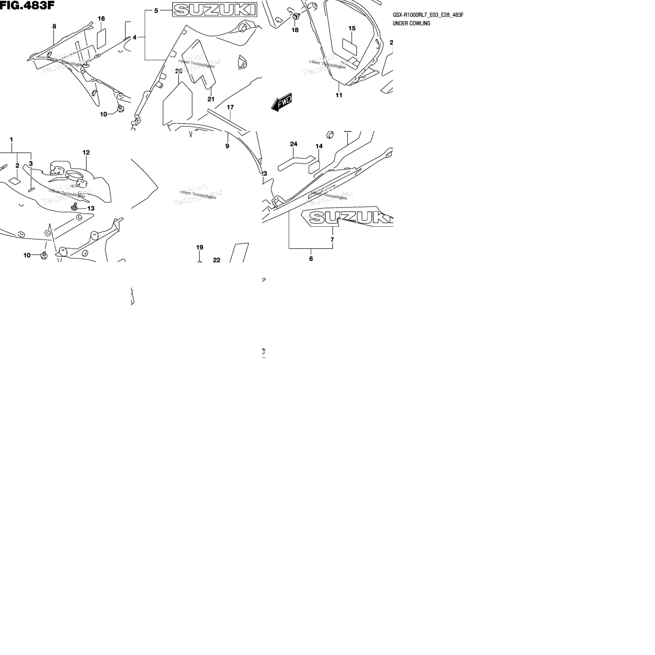 Under Cowling (Gsx-R1000rzl7 E33)