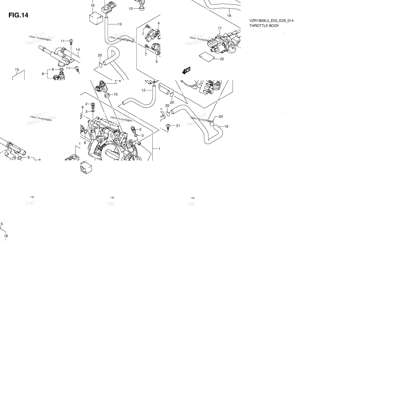 Throttle Body (Vzr1800l3 E28)