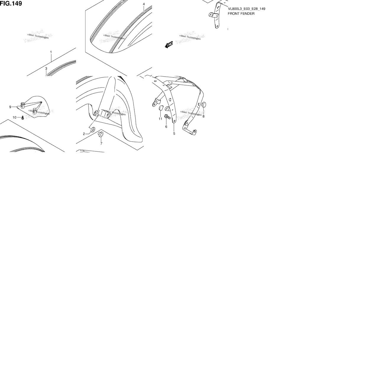 Front Fender (Vl800tl3 E28)