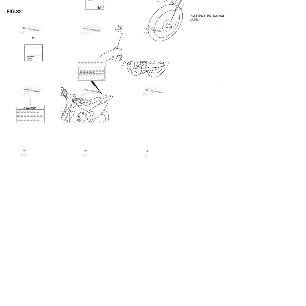 Label (Rm-Z450l3 E03)