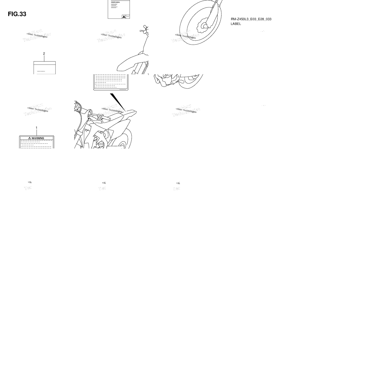 Label (Rm-Z450l3 E28)