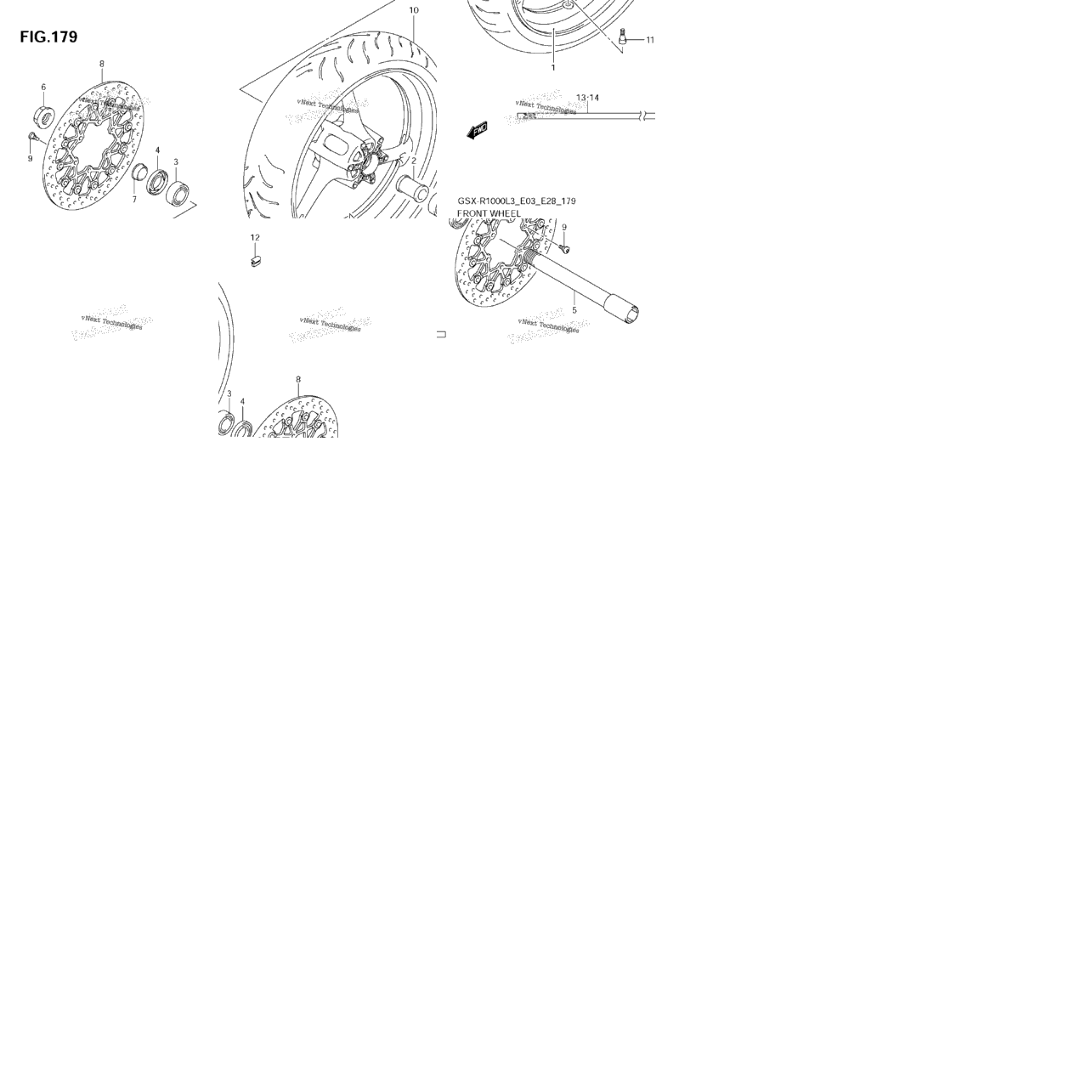 Front Wheel (Gsx-R1000l3 E28)