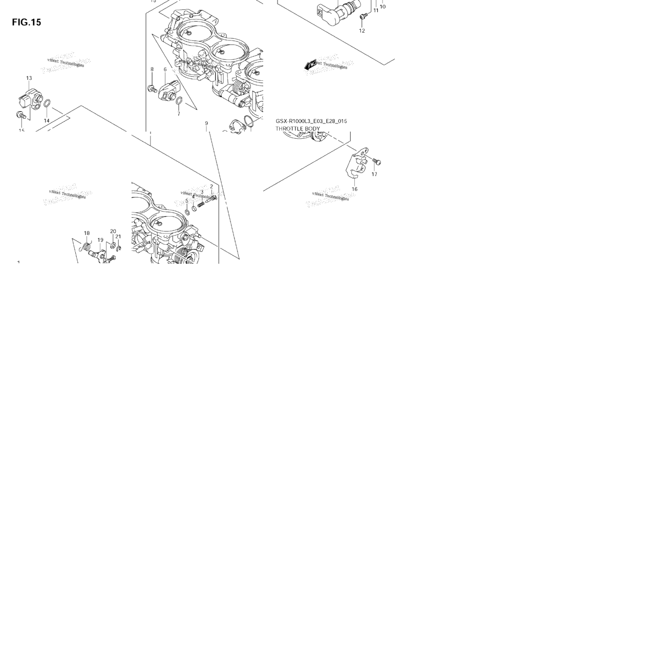 Throttle Body (Gsx-R1000zl3 E03)