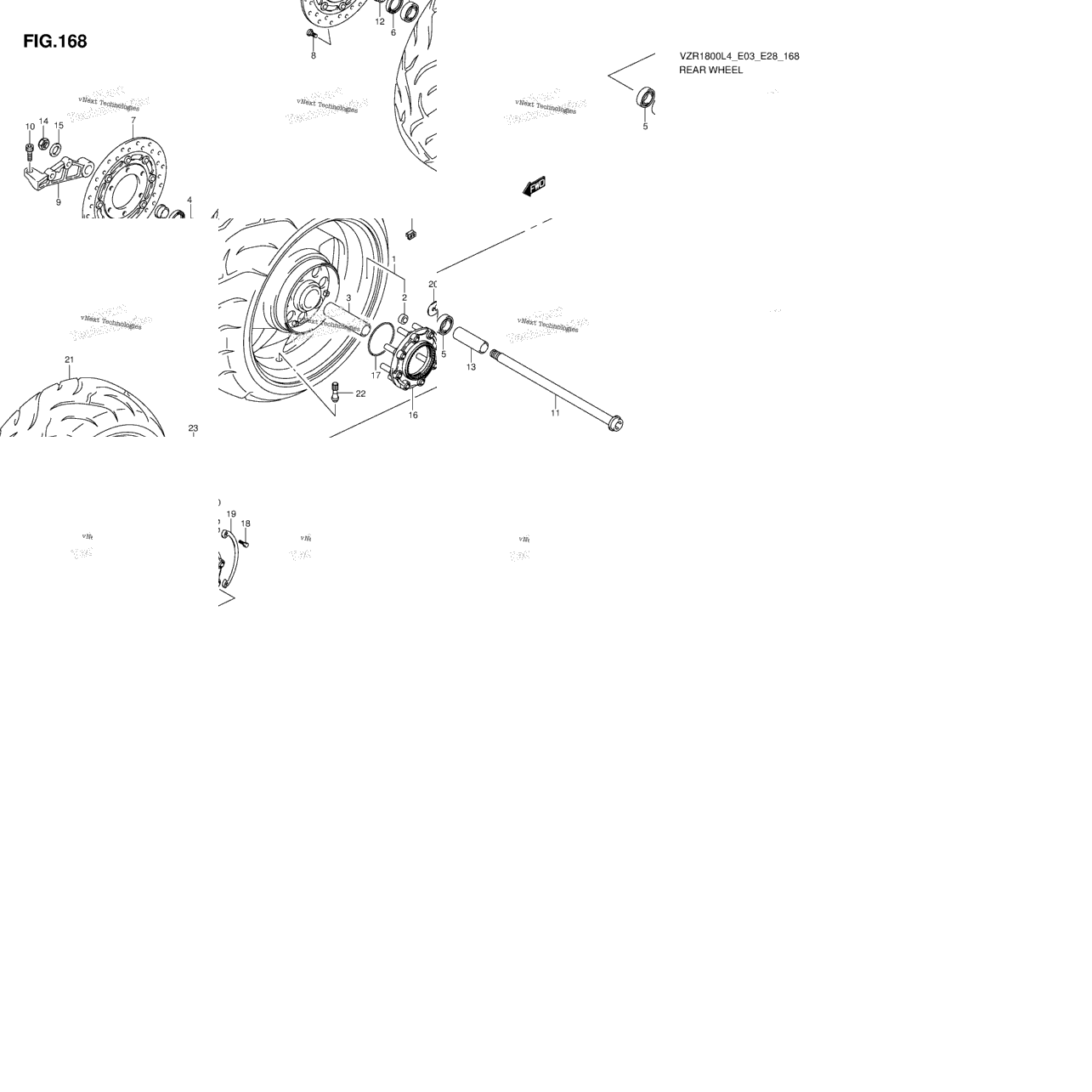 Rear Wheel (Vzr1800zl4 E33)