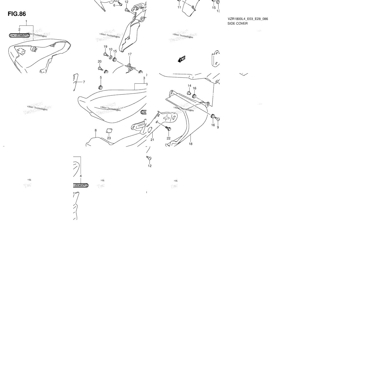 Side Cover (Vzr1800l4 E03)