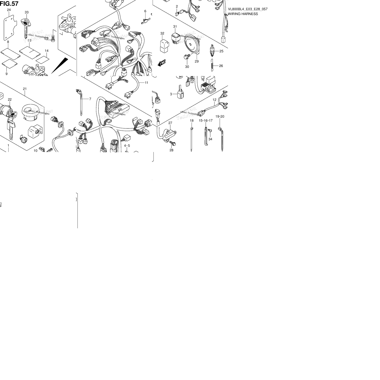Wiring Harness (Vl800bl4 E33)