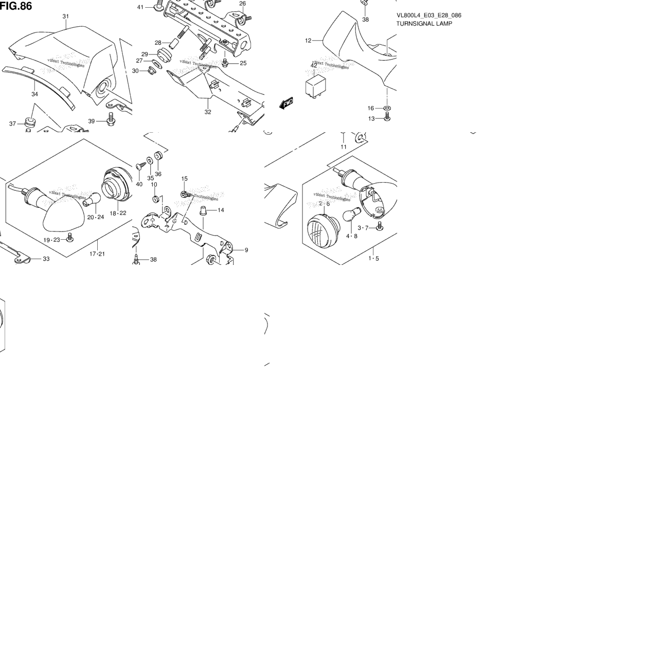 Turnsignal Lamp (Vl800tl4 E28)