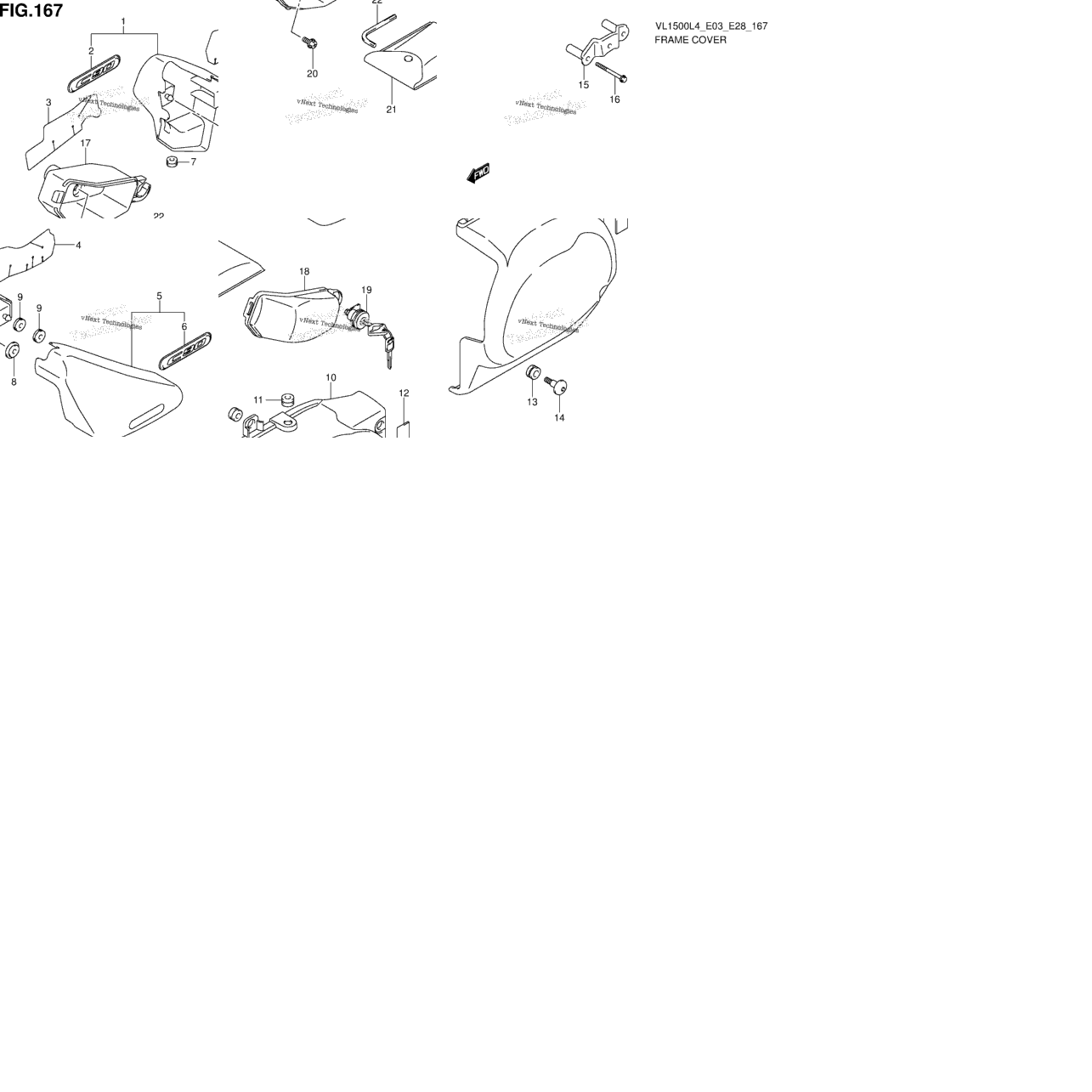 Frame Cover (Vl1500l4 E28)