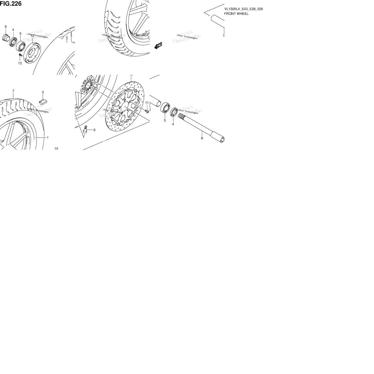 Front Wheel (Vl1500bl4 E28)