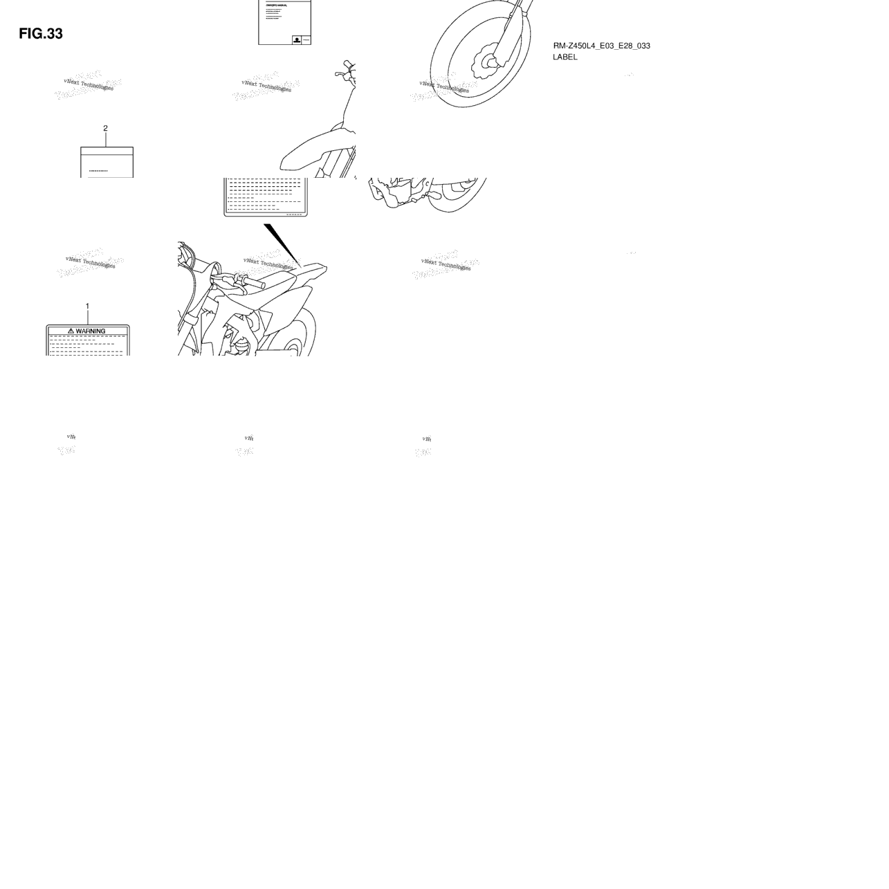 Label (Rm-Z450l4 E28)