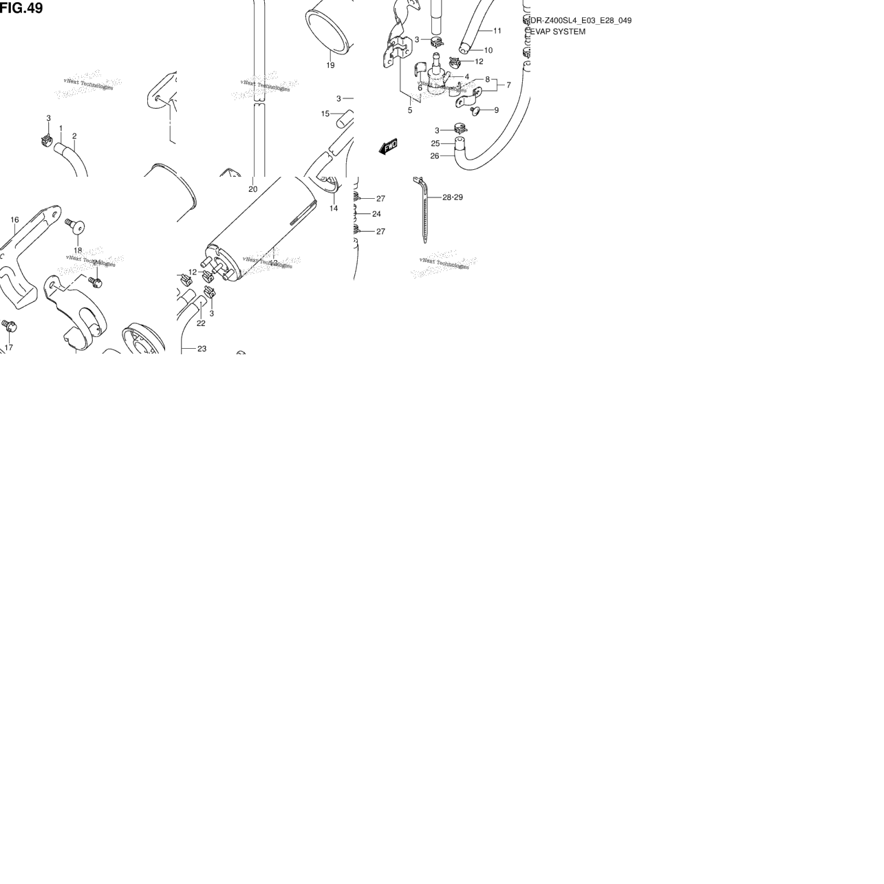 Evap System (Dr-Z400sl4 E33)