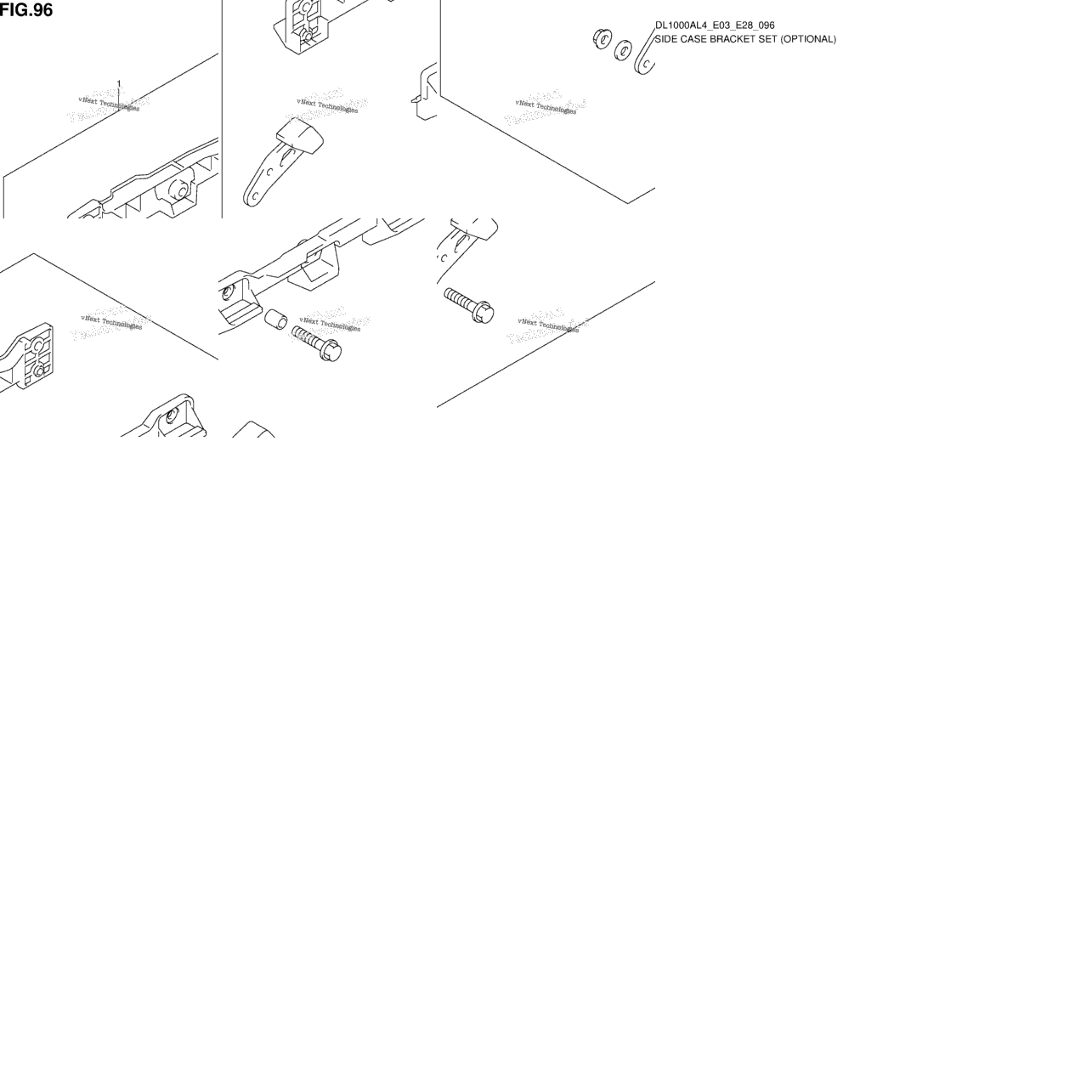 Side Case Bracket Set (Optional)