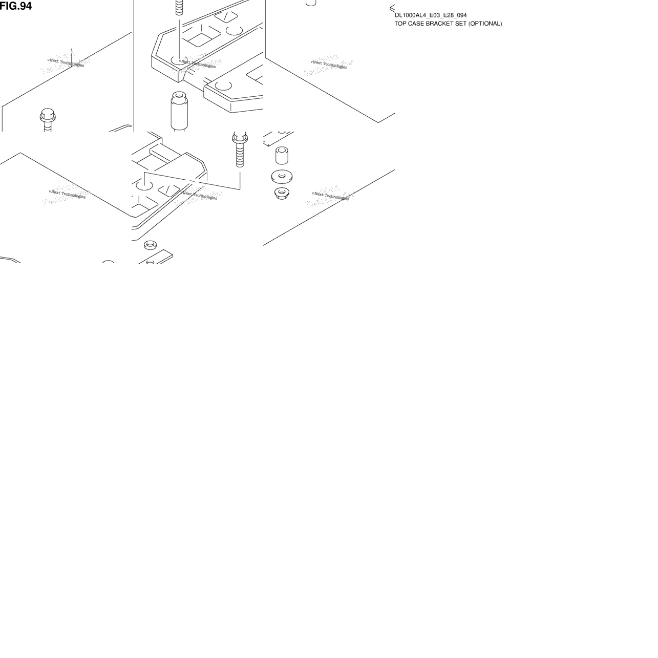 Top Case Bracket Set (Optional)