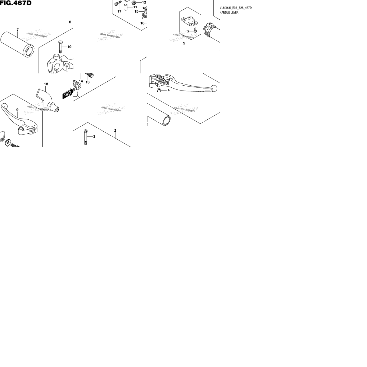 Handle Lever (Vl800tl5 E28)