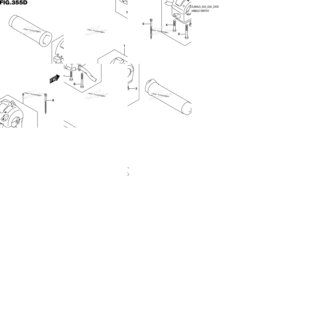 Handle Switch (Vl800tl5 E28)