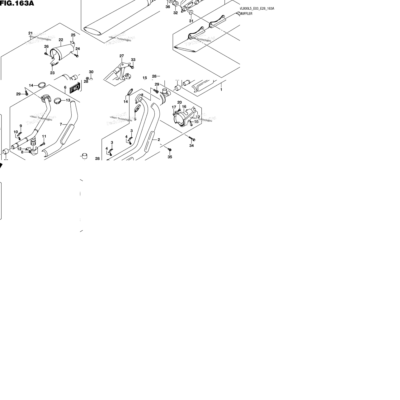 Muffler (Vl800l5 E03)