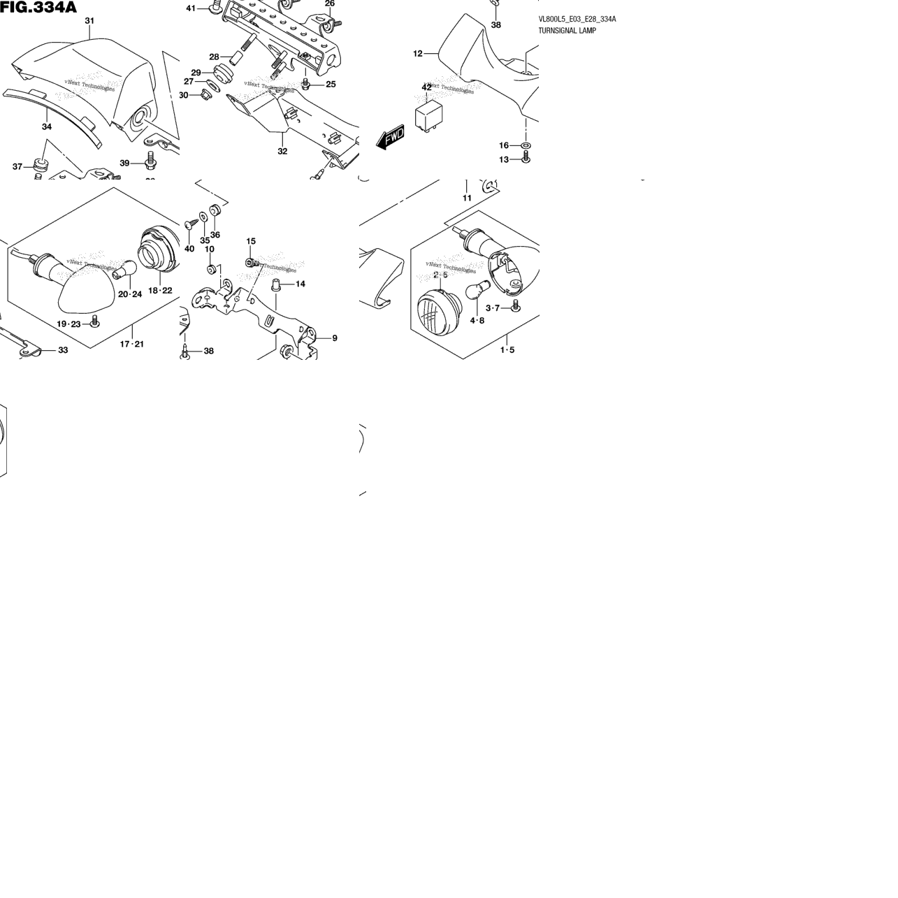 Turnsignal Lamp (Vl800l5 E03)