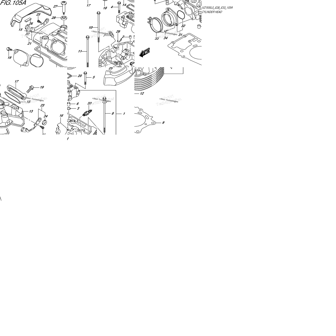 Cylinder Head (Rear)