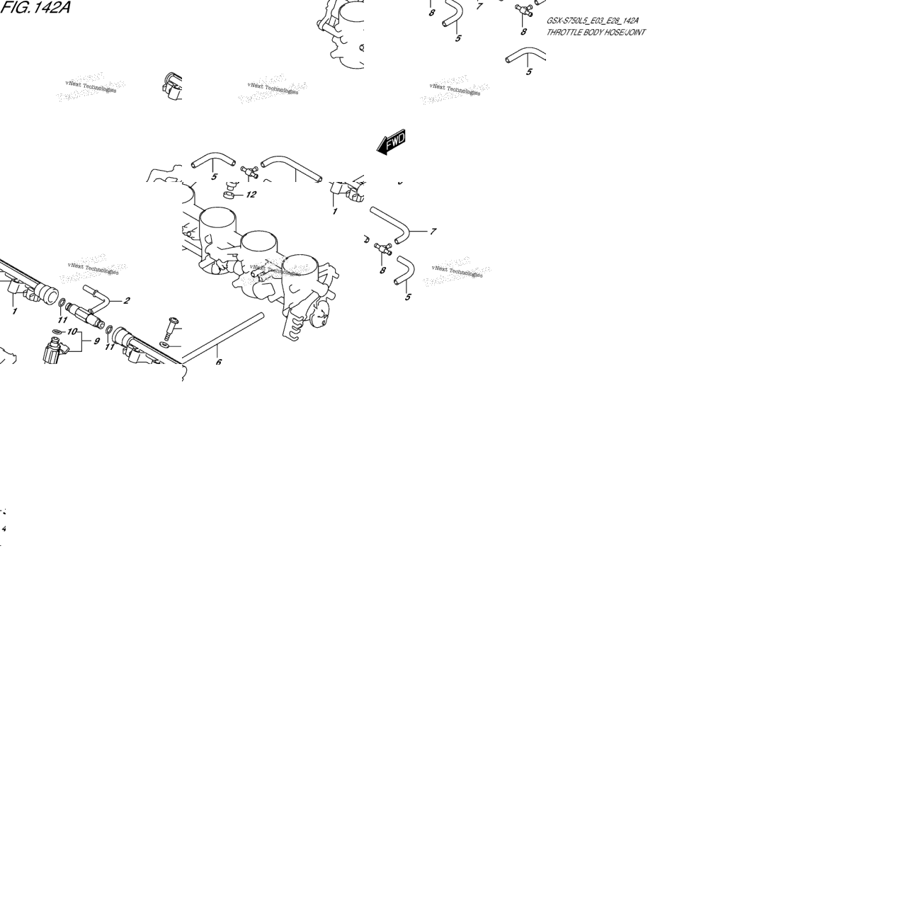 Throttle Body Hose/Joint