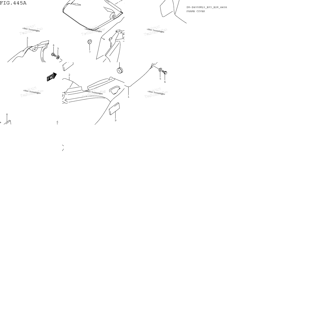 Frame Cover (Dr-Z400sml5 E03)