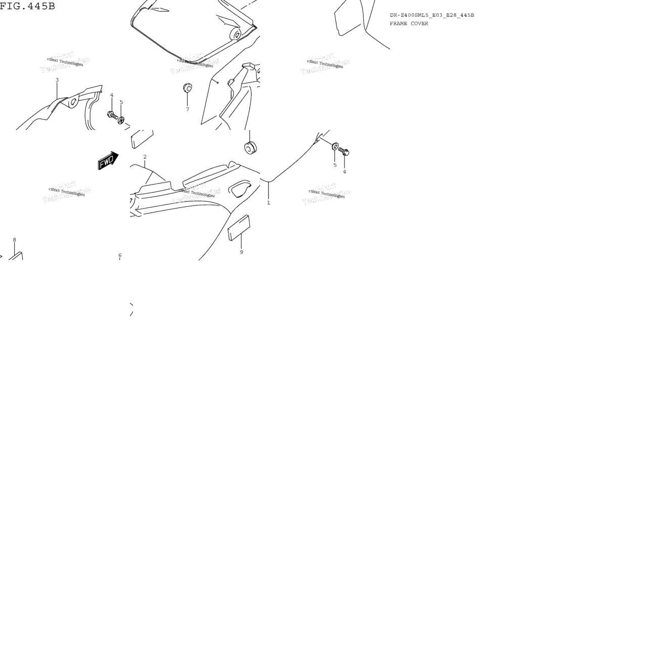 Frame Cover (Dr-Z400sml5 E28)