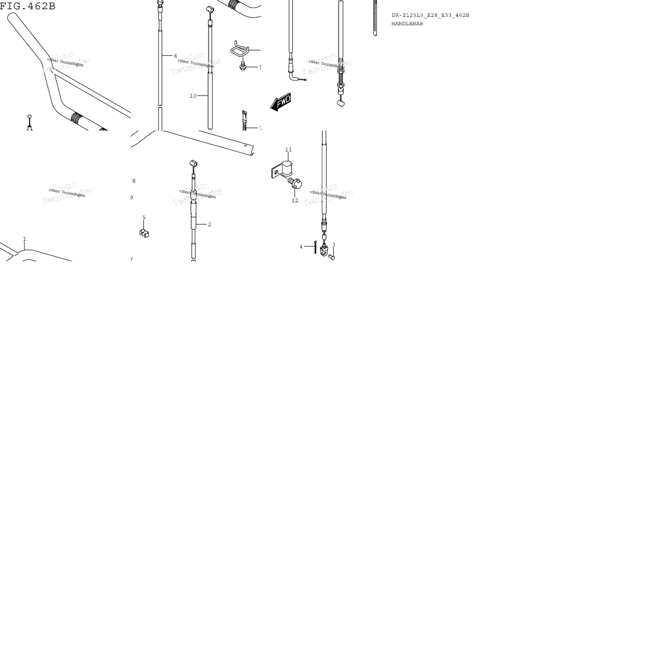 Handlebar (Dr-Z125l5 E33)