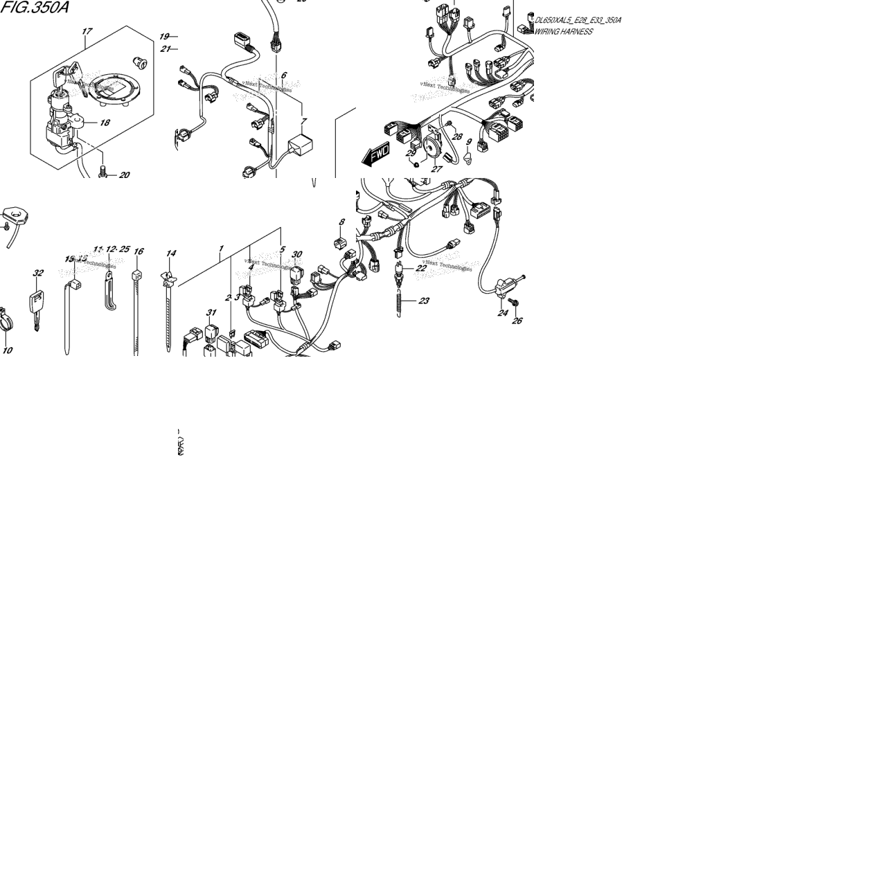 Wiring Harness (Dl650xal5 E28)