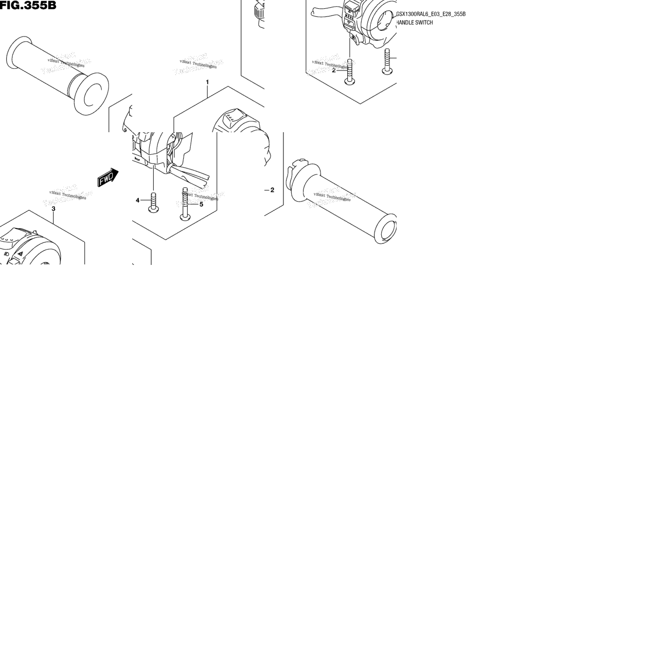 Handle Switch (Gsx1300ral6 E28)