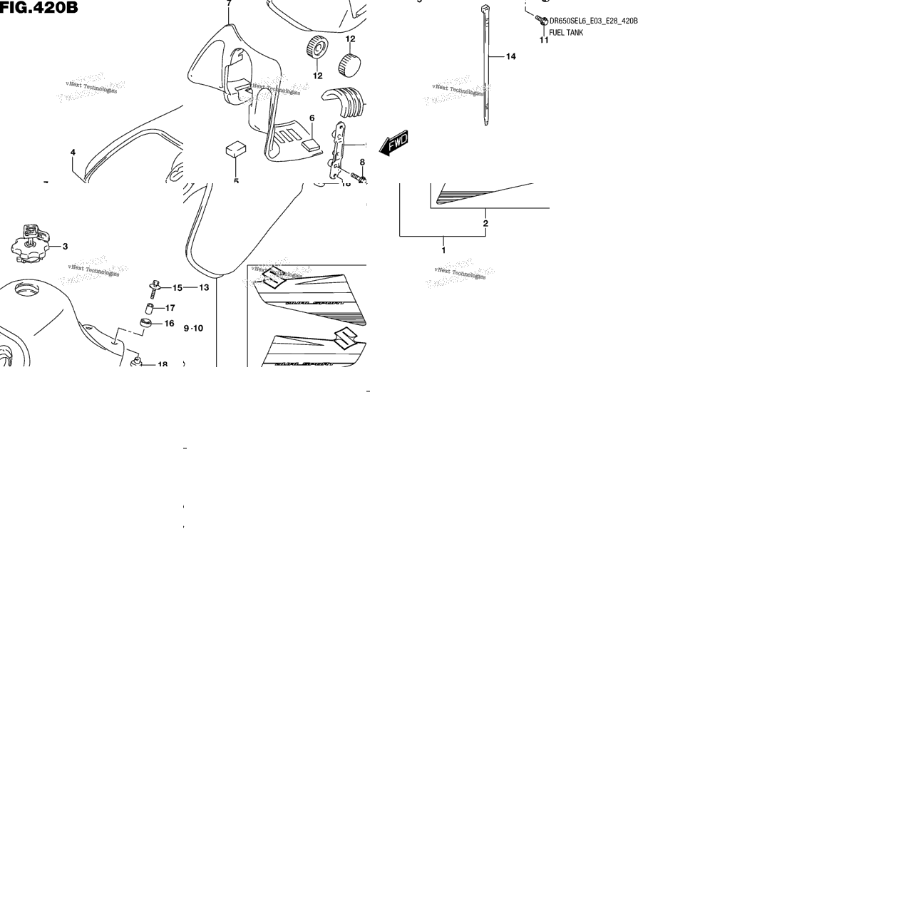 Fuel Tank (Dr650sel6 E28)