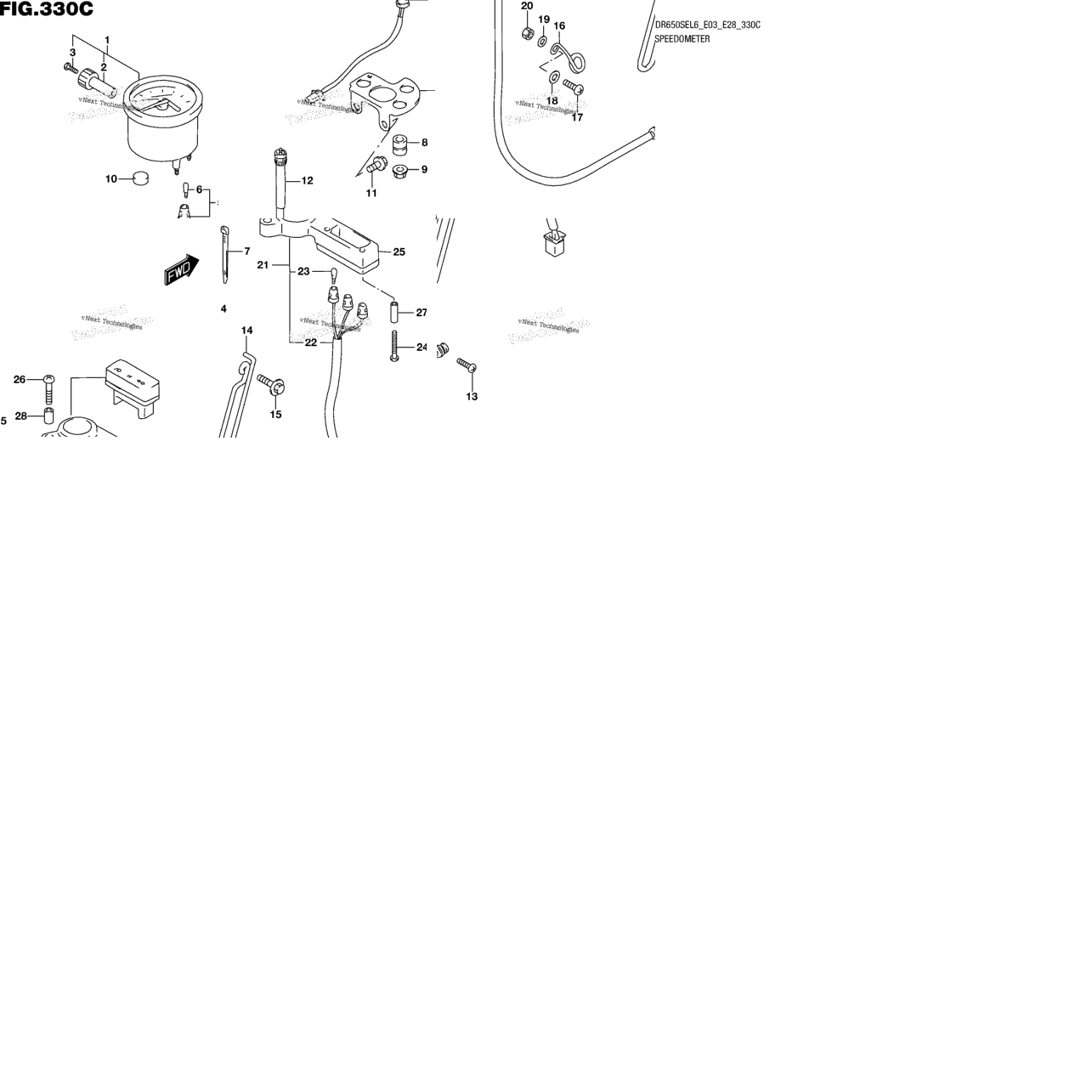 Speedometer (Dr650sel6 E33)