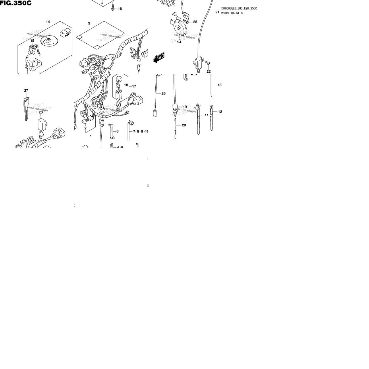 Wiring Harness (Dr650sel6 E33)