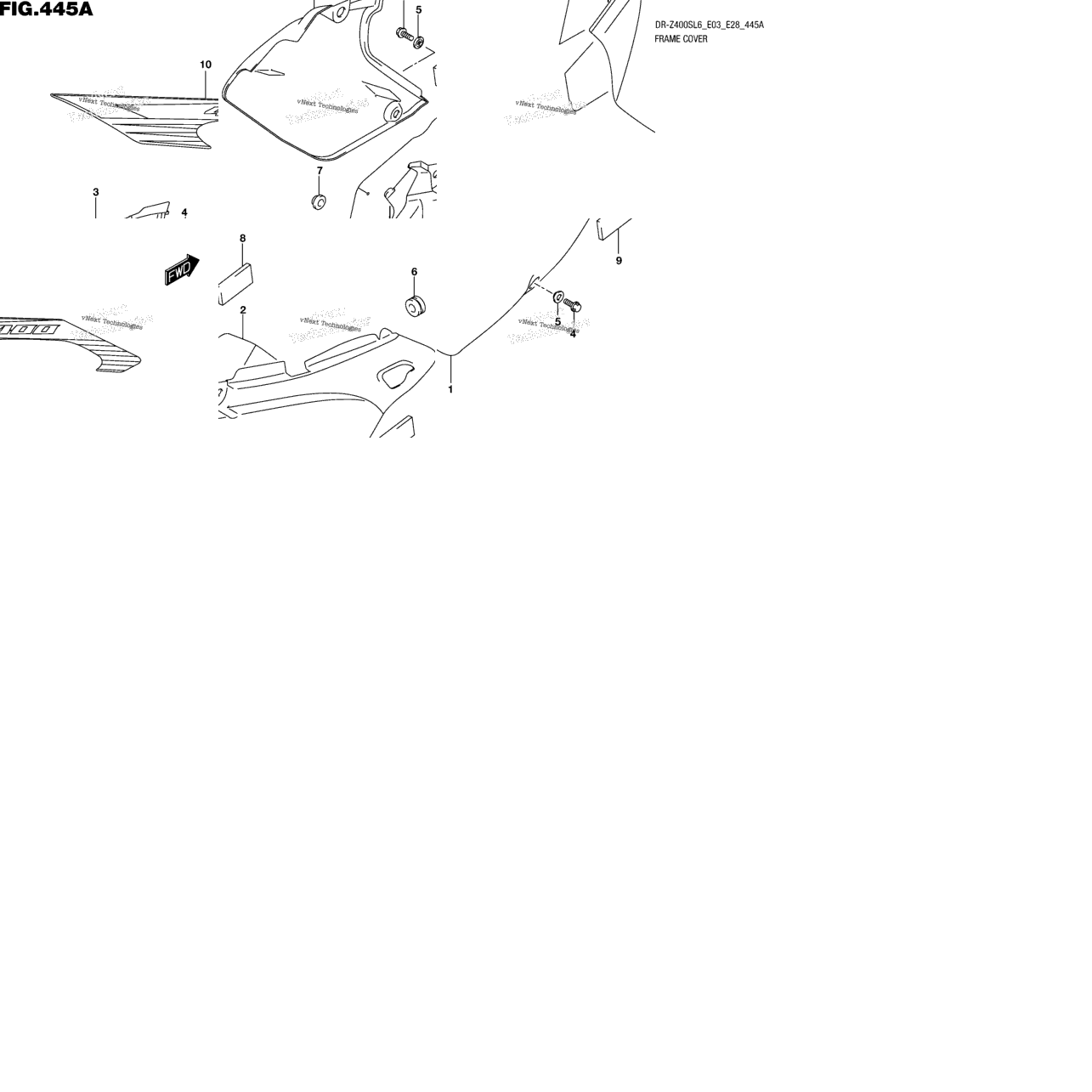 Frame Cover (Dr-Z400sl6 E03)