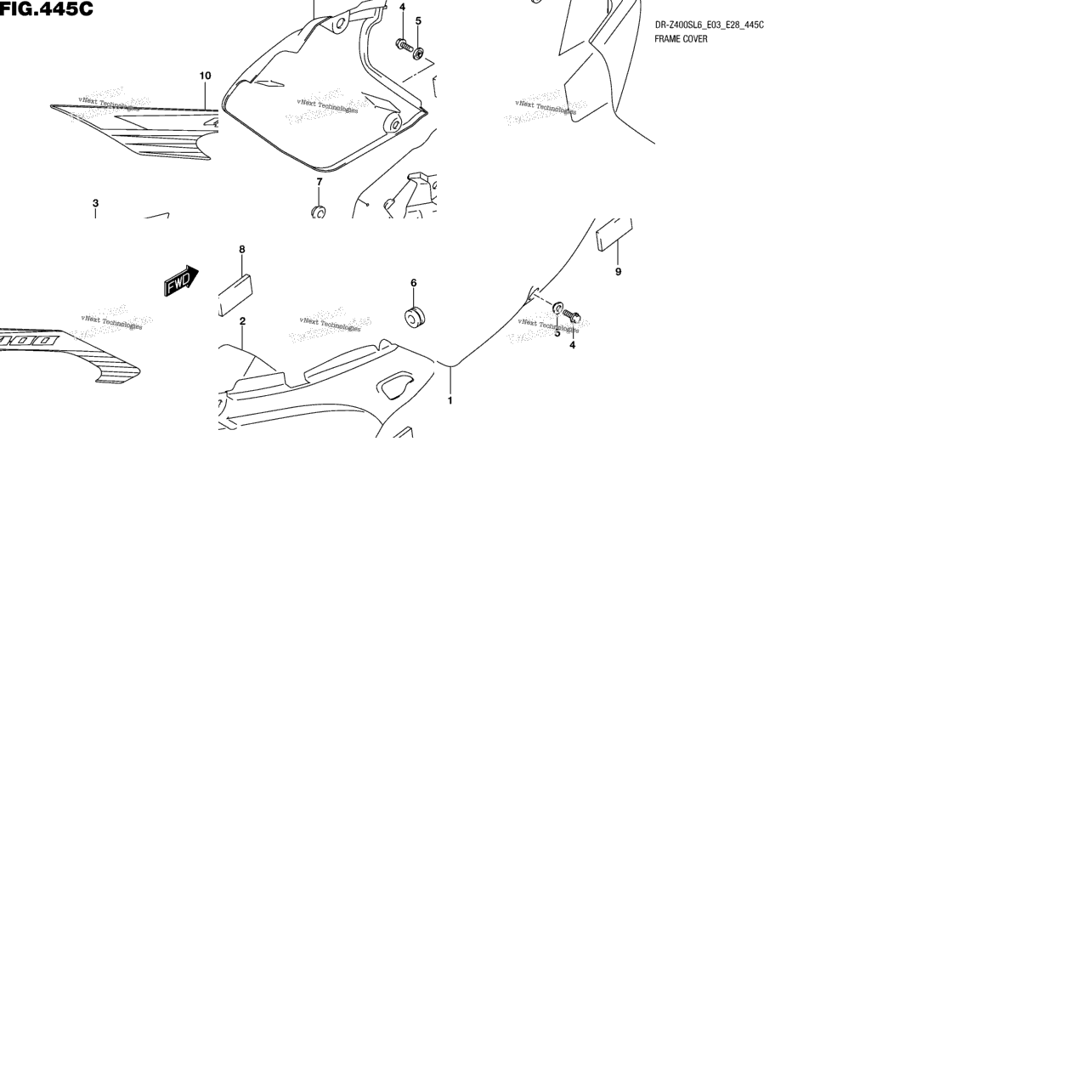 Frame Cover (Dr-Z400sl6 E33)