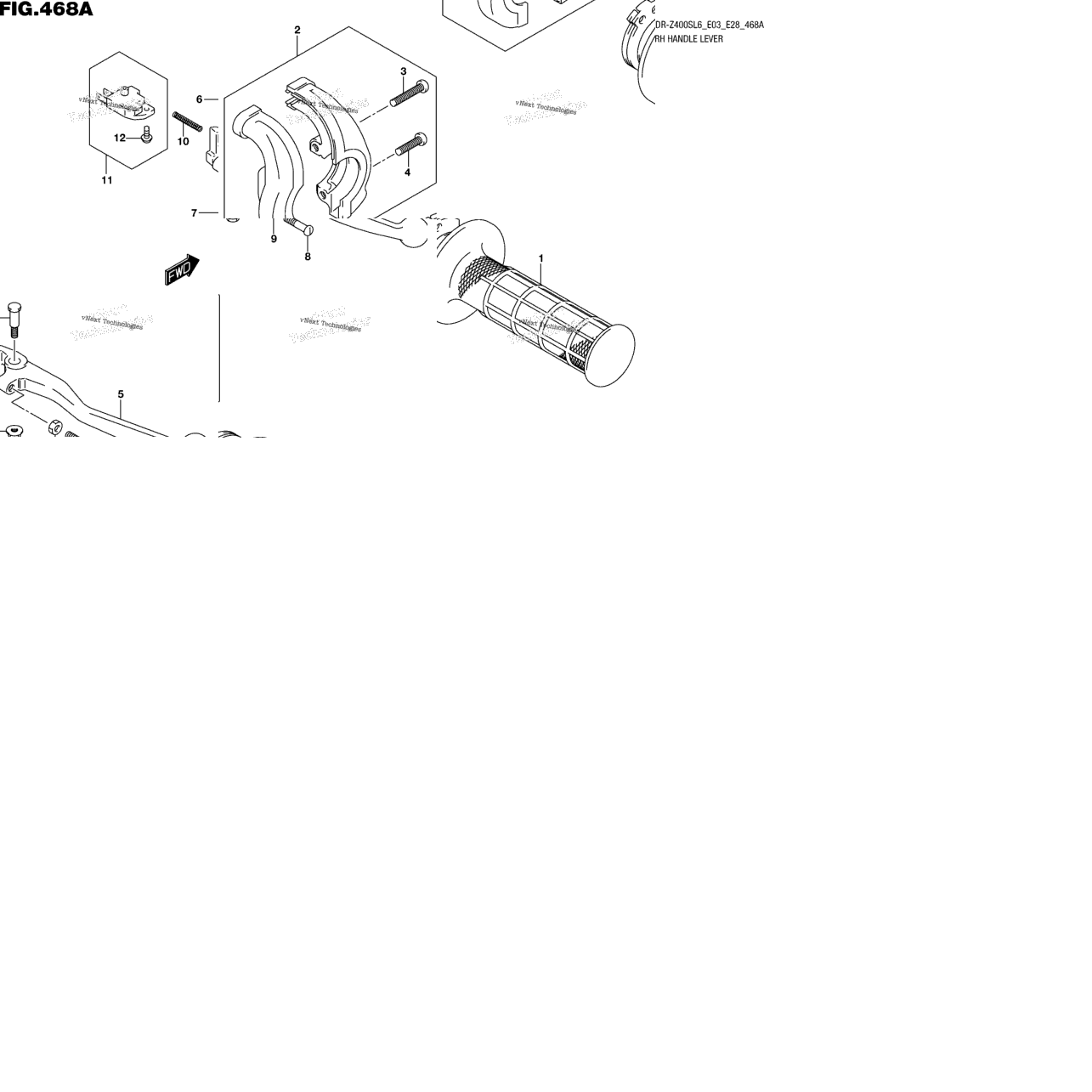 Rh Handle Lever