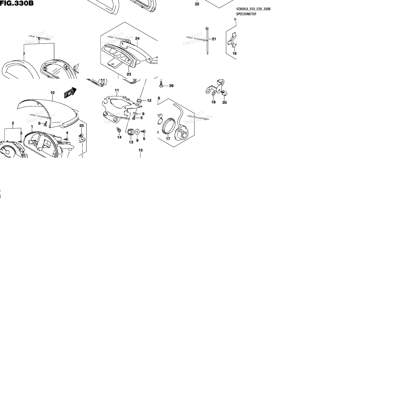 Speedometer (Vz800l8 E28)