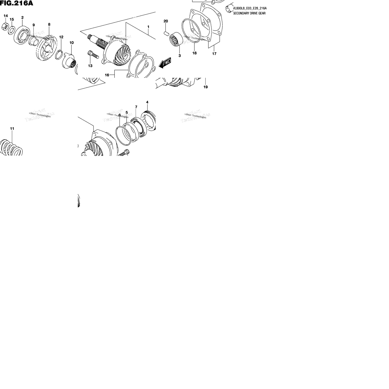 Secondary Drive Gear