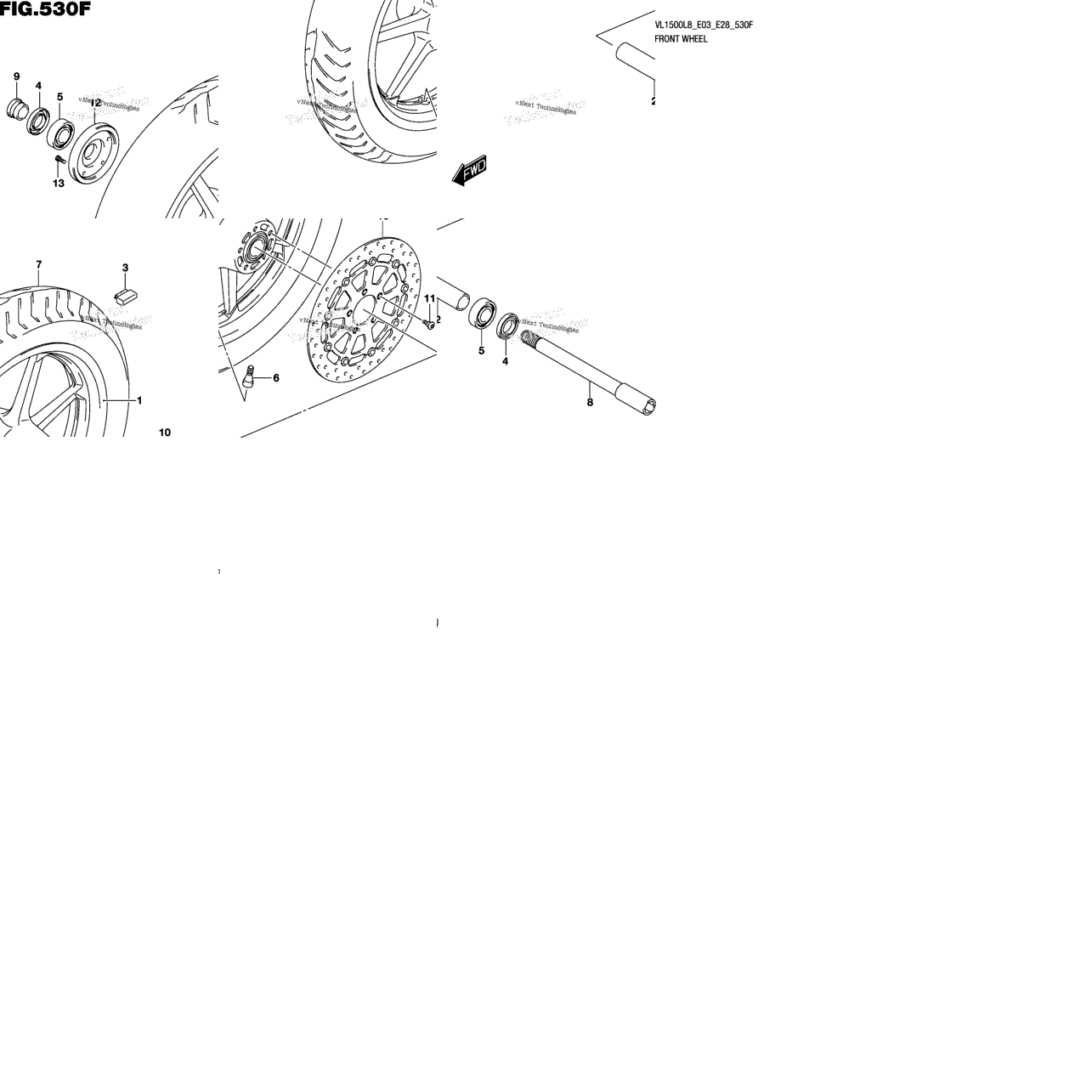 Front Wheel (Vl1500tl8 E28)