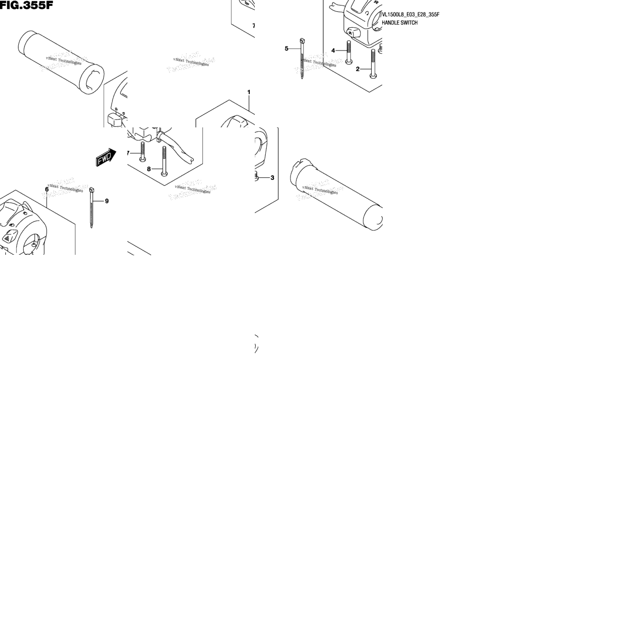 Handle Switch (Vl1500tl8 E28)