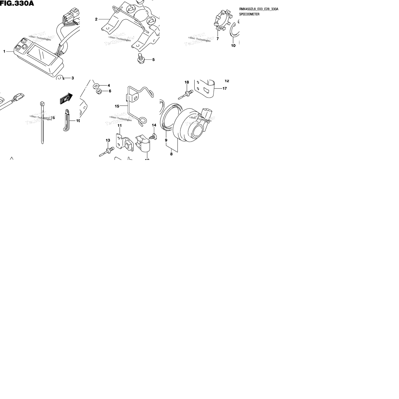 Speedometer (Rmx450zl8 E03)