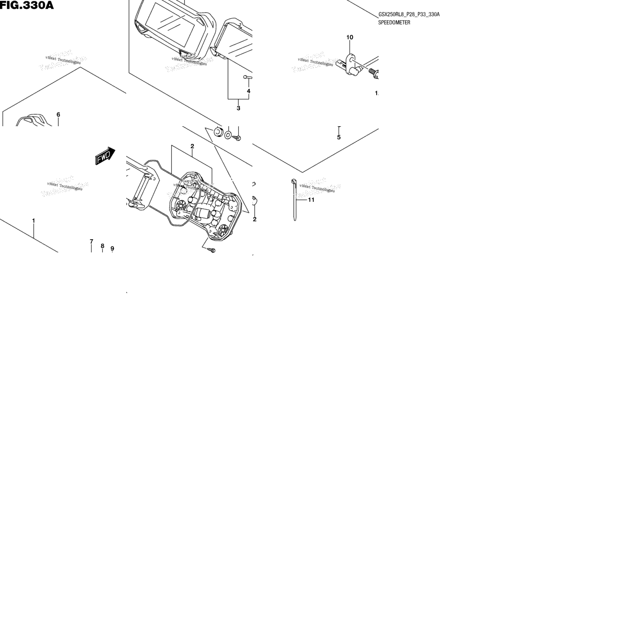 Speedometer (Gw250rl8 P28)
