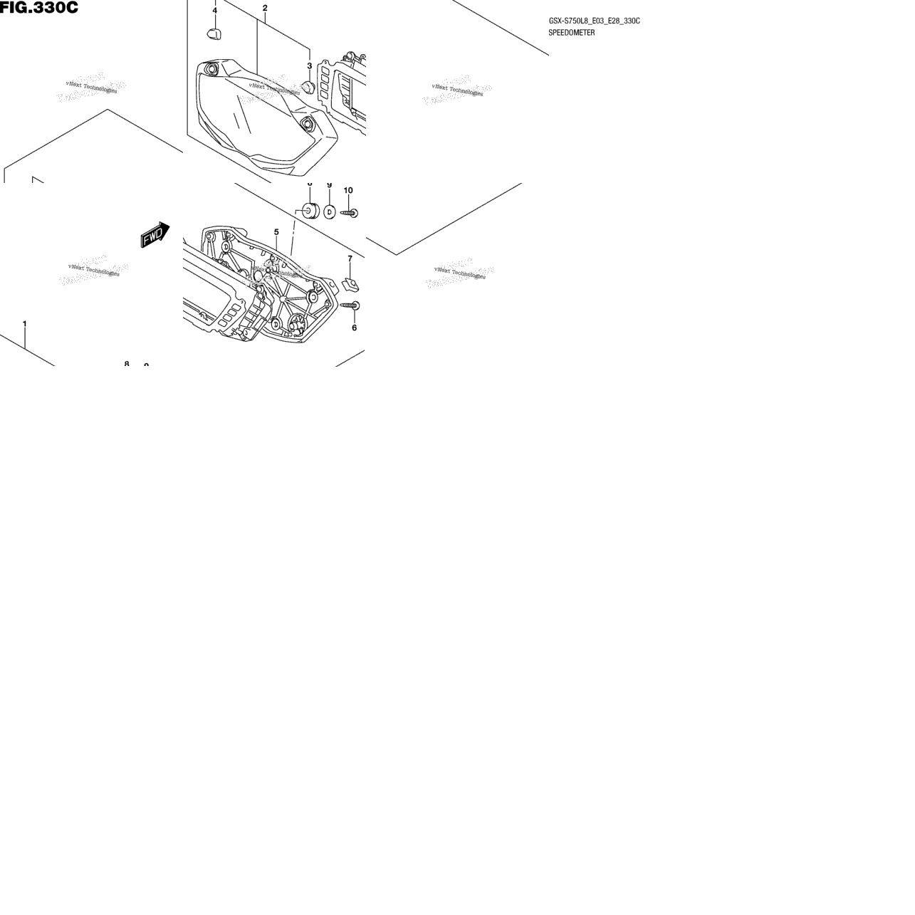 Speedometer (Gsx-S750zl8 E03)