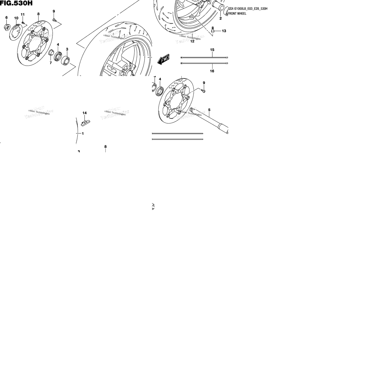 Front Wheel (Gsx-S1000azl8 E33)