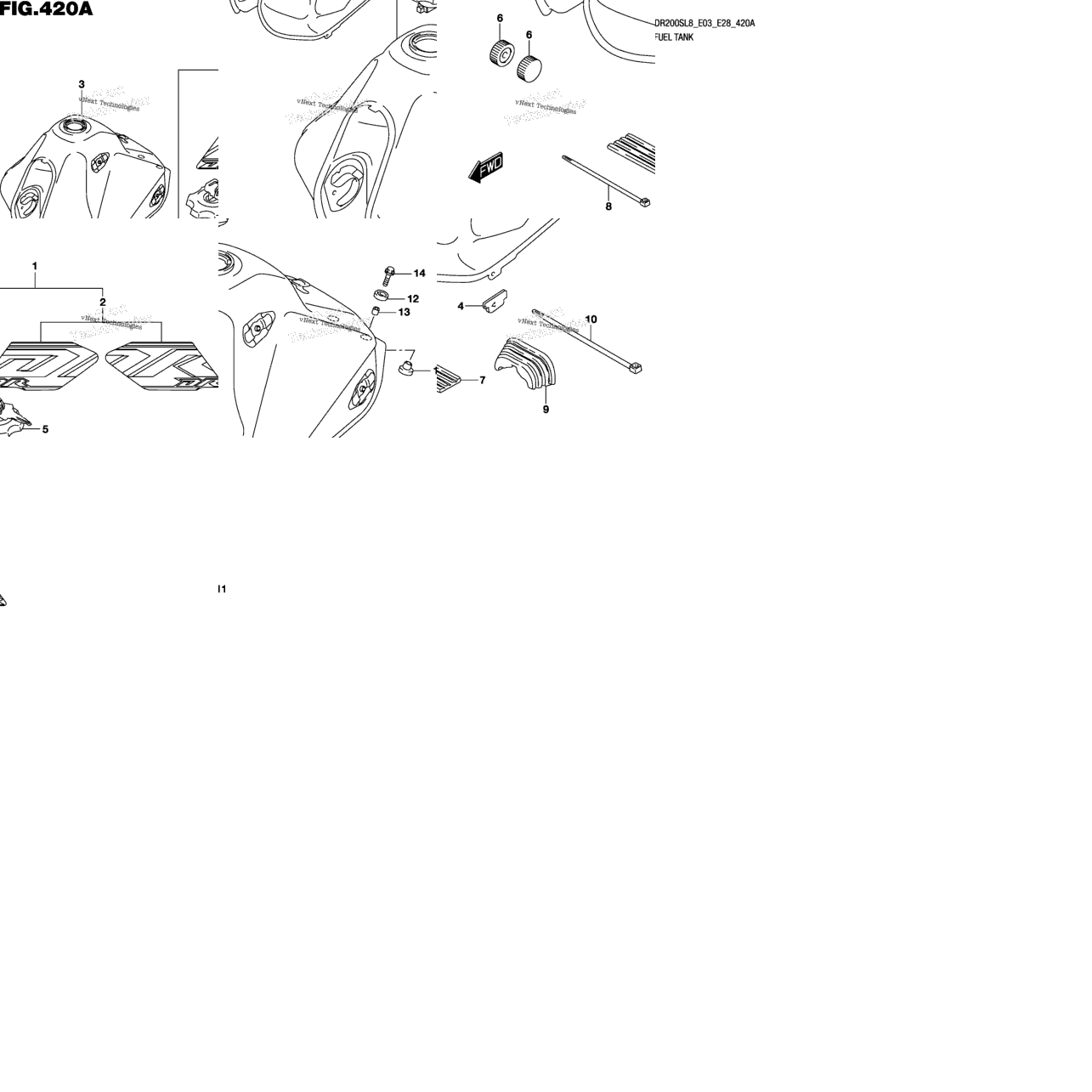 Fuel Tank (Dr200sl8 E03)